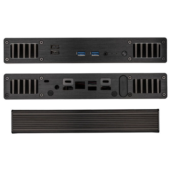 Akasa Plato WS UCFF-Geh&auml;use (Intel NUC 11/12/13 Pro), OEM - schwarz image number 2