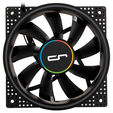 Cryorig Crona S PWM L&uuml;fter, ARGB, 3er Pack - 120mm, schwarz image number null