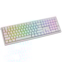 Ducky Zero 6108 Pure White Wireless Gaming Keyboard, RGB - Cherry MX2A Red, US (ANSI)