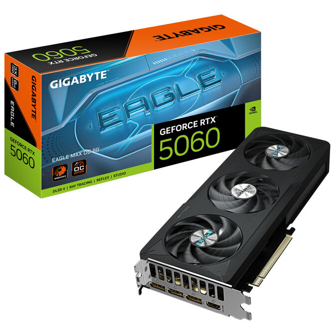 GIGABYTE GeForce RTX 5060 Eagle MAX OC 8G, 8192 MB GDDR7 image number 0