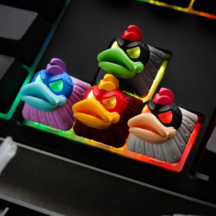 Ducky x Hot Keys Project Ducky League Keycap - Rocket image number 4