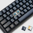 Ducky One 3 Pro Mini Nazca Line Gaming Tastatur, mechanisch, 8.000 Hz, Hot Swap, RGB - Cherry MX2A Blue, ANSI (US) image number null