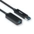 Club 3D USB 3.1 Typ A Verlängerungskabel 10 Gbit/s Stecker/Buchse - 5m image number null