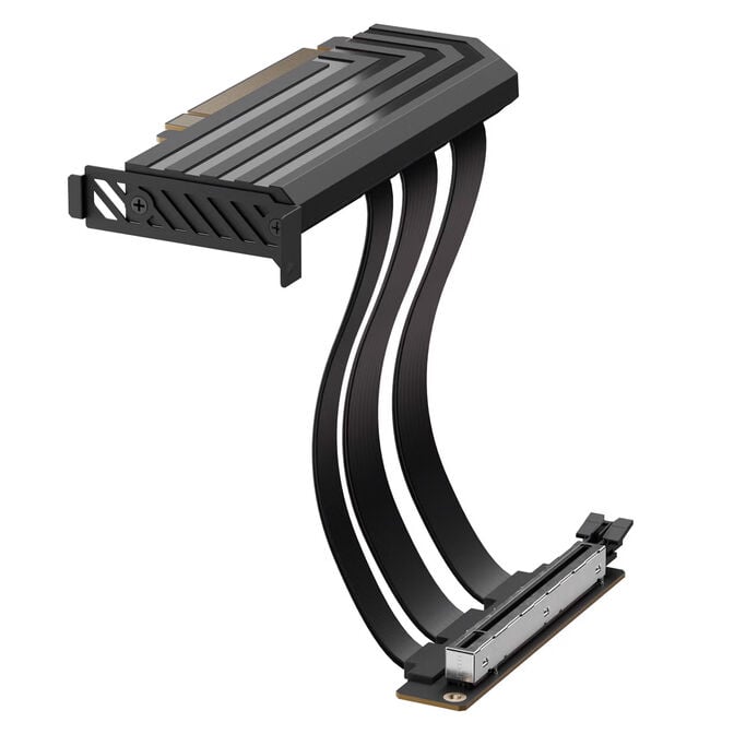 HYTE PCIE 5.0 Hyper Riser Cable - Pitch Black image number 1