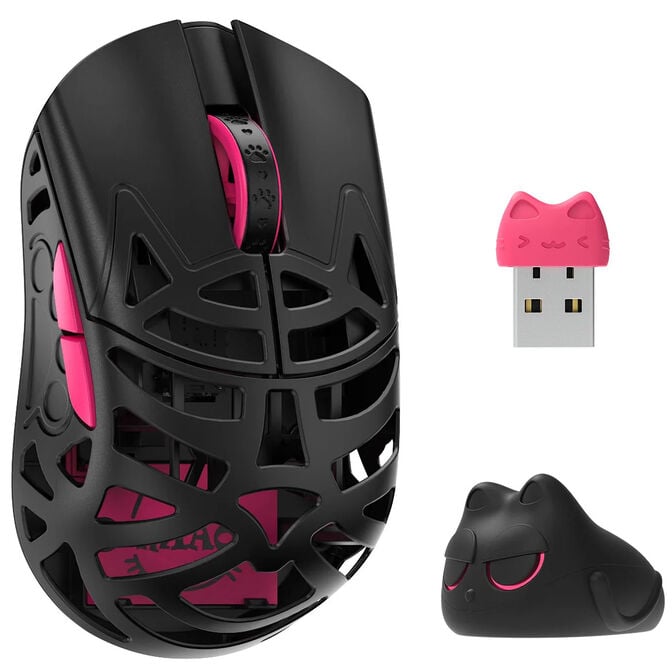 WLMOUSE Beast Miao Gaming Mouse, Omron Optical Switches - Black image number 0