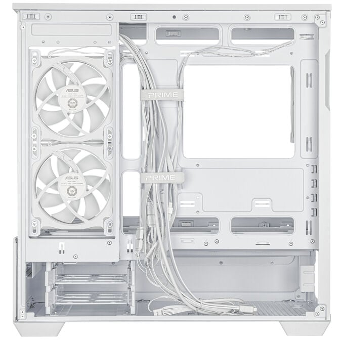 ASUS Prime AP202 ARGB PC-Geh&auml;use, Midi Tower, mATX, ARGB, Tempered Glass - wei&szlig; image number 8
