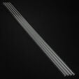 Alphacool Eisrohr 13/10mm Hard-Tube Acryl (PMMA) - klar, 80cm ( 4er-Set) image number null
