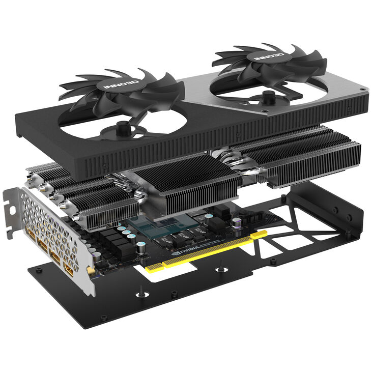 INNO3D GeForce RTX 4070 Twin X2, 12288 MB GDDR6 image number 8
