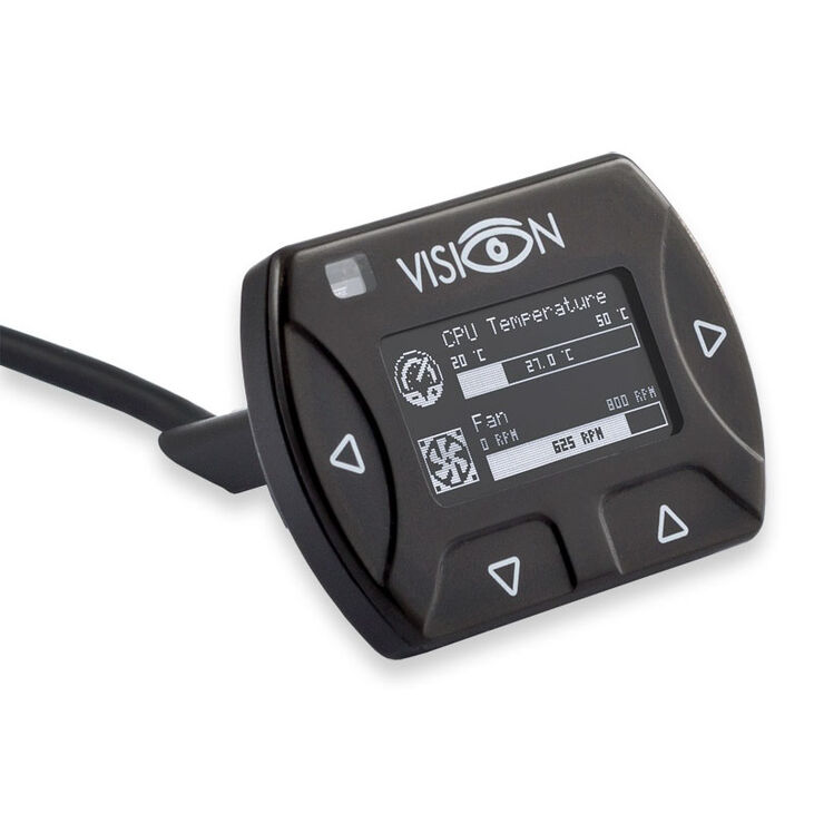 aqua computer VISION Touch mit ext. USB-Kabel, IR, Temp.-Messung image number 0
