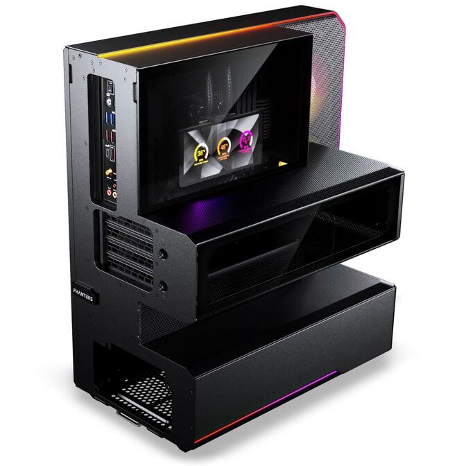 PHANTEKS EX5 MAX Midi Tower, ATX, inc. S25 360 ARGB All-in-One Liquid Cooler - Black image number 4