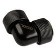 Alphacool Eiszapfen Adapter 90 Degree 16mm OD to 16mm OD Hardtube - black image number null