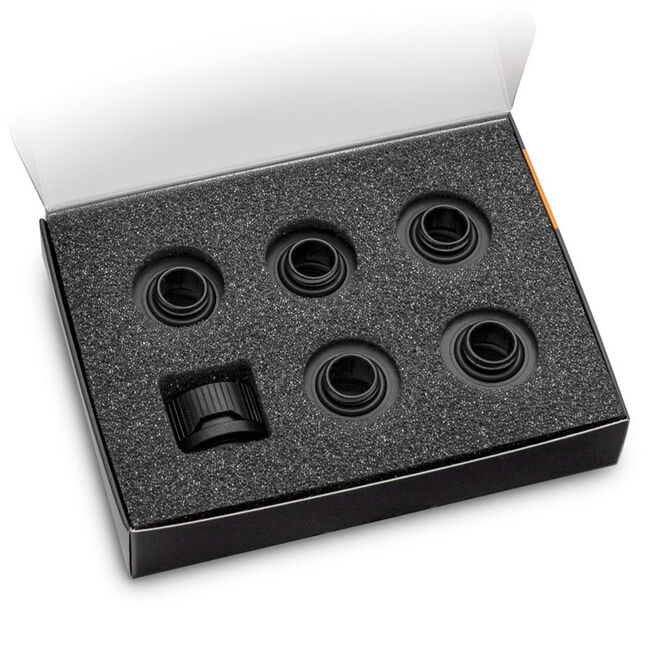 EK Water Blocks EK-Quantum Torque HDC 16 - 6er-Pack, schwarz image number 1