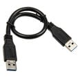 InLine USB 3.0 Cable, A to A, black - 0.3m image number null