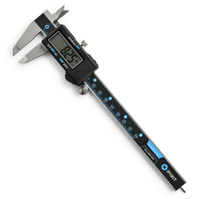 iFixit Digital Caliper, 0.01 mm to 150 mm - black, blue image number 0
