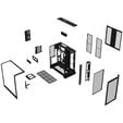 Thermaltake View 390 Air PC Case, Mid Tower, ATX, ARGB, Tempered Glass - Black image number null