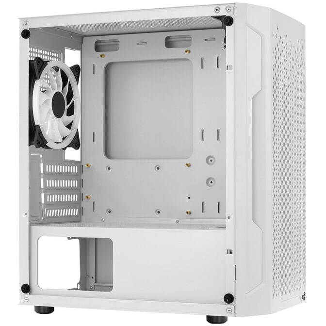 Aerocool Trinity Mini-Tower V2, Tempered Glass - wei&szlig; image number 4