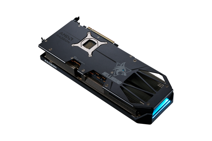 PowerColor Hellhound Radeon RX 9070 XT OC Graphics Card, 16384 MB GDDR6 image number 7