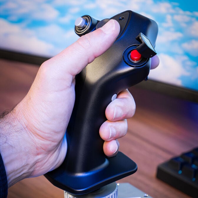 Thrustmaster Airbus Add-On Griff, A400M & A3XX-Familie, Hall-Effekt-Sensor - schwarz image number 9