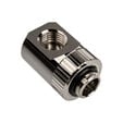 EK Water Blocks EK-Torque Adapter 90 Degree G1/4 inch Male to G1/4 inch Female - Rotatable, nickel silver image number null