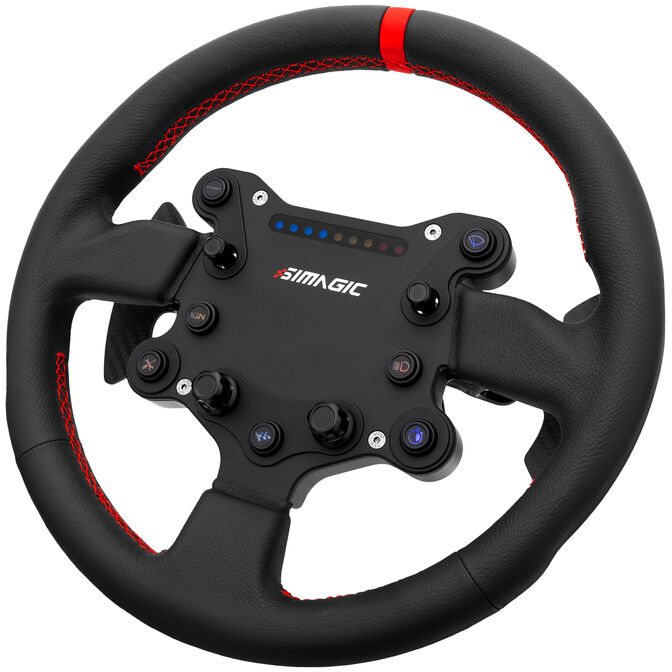 Simagic GTS Steering Wheel with Quick Release - Leather, 30 cm image number 0
