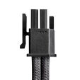 CableMod PRO ModMesh RT 12VHPWR Kabel, ASUS/Seasonic/PHANTEKS, 12V-2x6 zu 12V-2x6, StealthSense - schwarz image number null