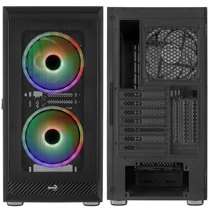 Aerocool Graphite v3 Mid Tower - Black image number 2