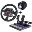 Conspit ARES APEX Wheelbase + 310 APEX Steering Wheel + CPP APEX2 Pedal Set - Bundle image number null
