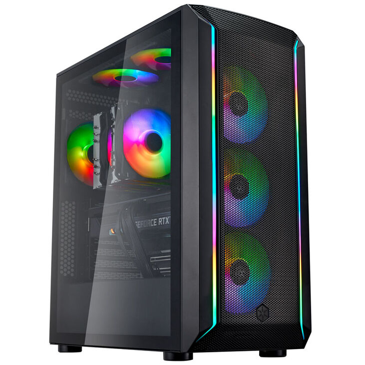 SilverStone Fara 511Z Midi-Tower, Tempered Glass - schwarz image number 9