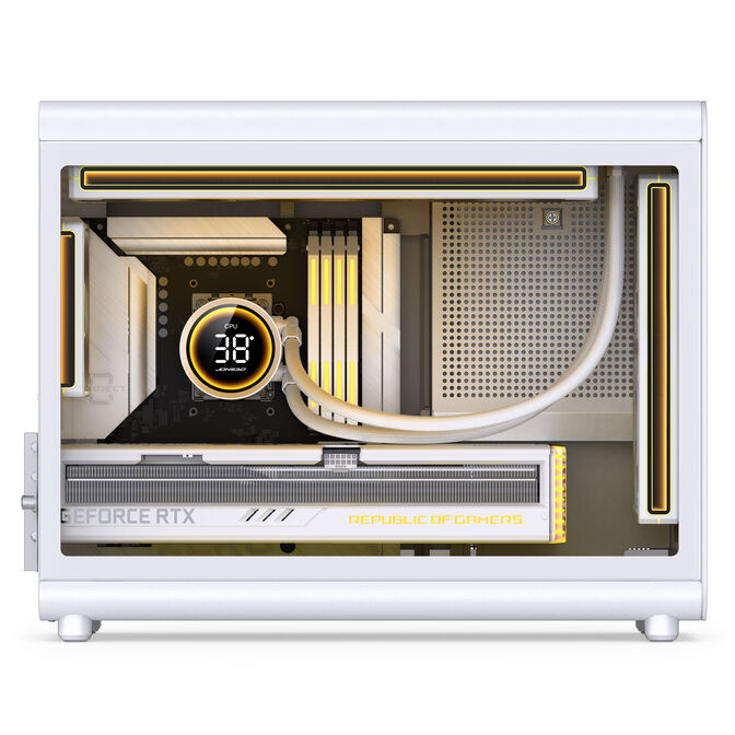 Jonsbo D33 STD PC-Geh&auml;use, Mini-Geh&auml;use, mATX, Tempered Glass - wei&szlig; image number 12