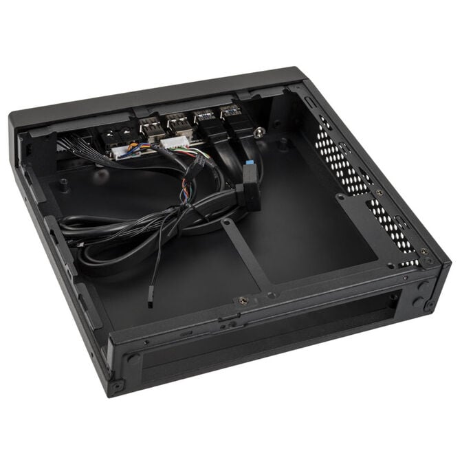 Akasa Cypher MX3 Thin Mini-ITX case, OEM - black image number 4