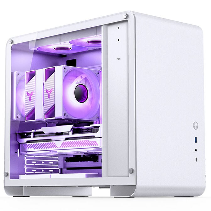 Jonsbo U4 Mini Micro-ATX-Geh&auml;use, Tempered Glass - wei&szlig; image number 8
