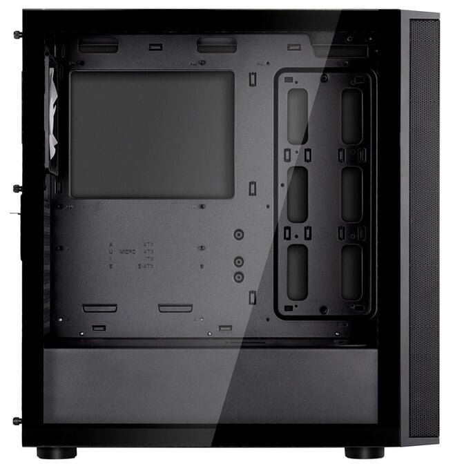 SilverStone Fara R1 V2 Midi-Tower, Tempered Glas - schwarz image number 3