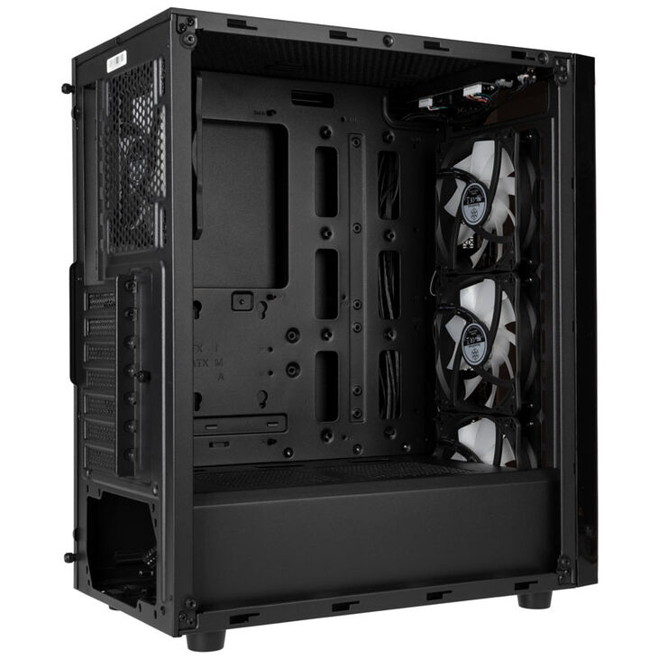 SilverStone Fara B1 Pro Midi-Tower, ARGB, Tempered Glass - schwarz image number 6
