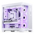 Jonsbo TK-4 Case, Midi Tower, ATX, Tempered Glass - White image number null