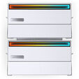 Jonsbo CB80 CPU Cooler, Dual-Tower, 2 x 120mm, PWM, RGB - white image number null