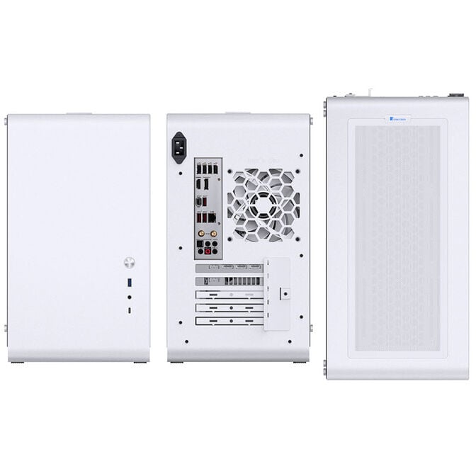 Jonsbo U4 Mini Micro-ATX-Geh&auml;use, Tempered Glass - wei&szlig; image number 3
