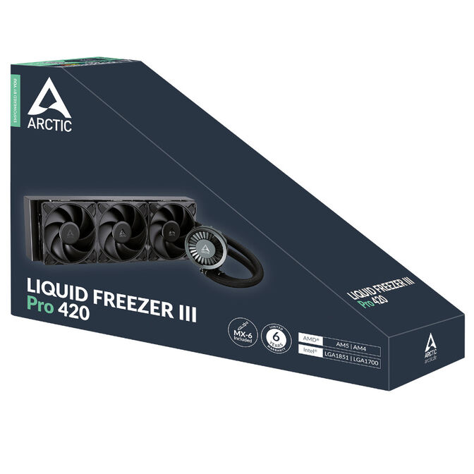 Arctic Liquid Freezer III Pro 420 AiO Wasserk&uuml;hlung - 420mm, schwarz image number 5