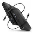 AXAGON HMC-DL-KVM USB-C Dockingstation, DisplayLink, Dual-4K, KVM-Switch - schwarz image number null
