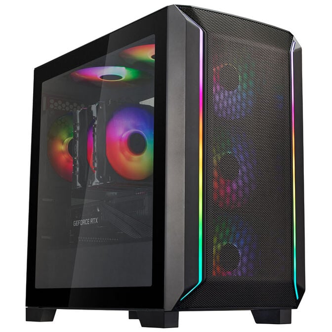 SilverStone FARA 312 Micro-ATX Geh&auml;use, Tempered Glass - schwarz image number 9