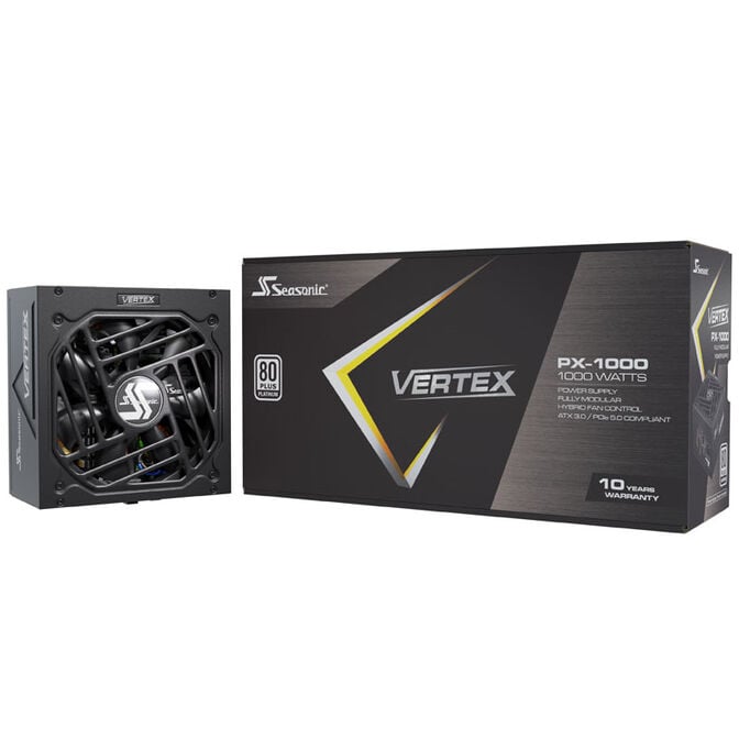 Seasonic Vertex PX 80 PLUS Platinum power supply, modular, ATX 3.0, PCIe 5.0 - 1000 Watt image number 7