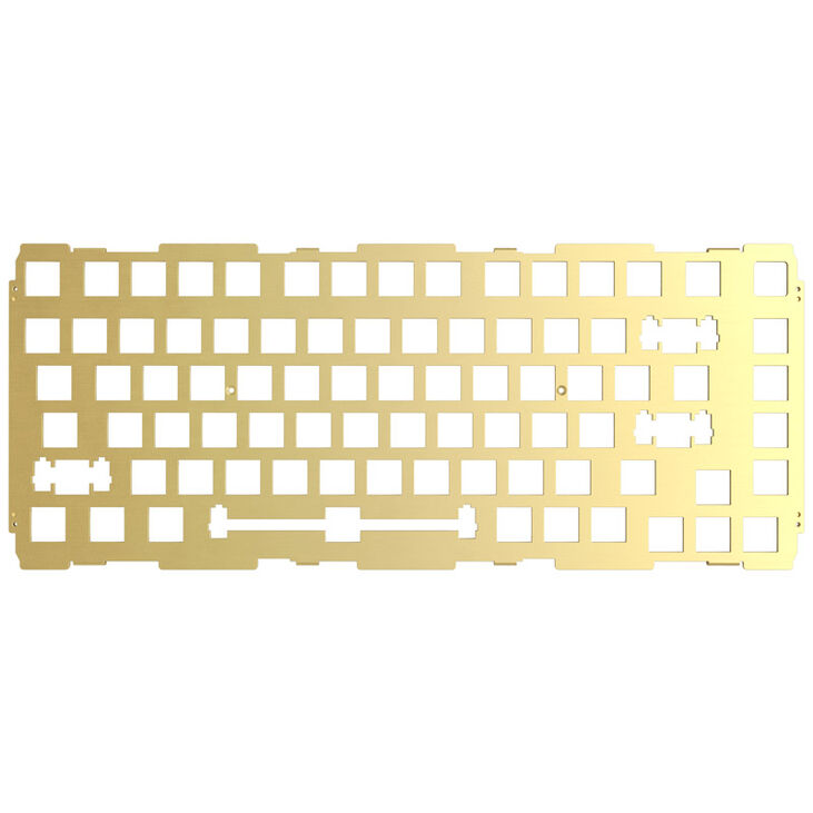 Glorious GMMK Pro 75 % Switch Plate - Messing, ANSI image number 0