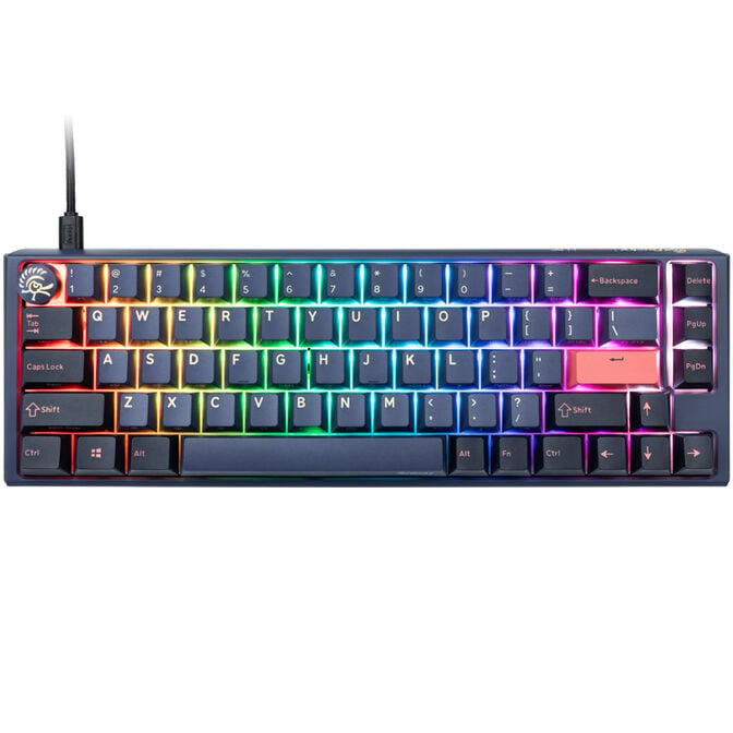 Ducky One 3 Cosmic Blue SF Gaming Keyboard, RGB LED - MX-Speed-Silver (US) image number 1