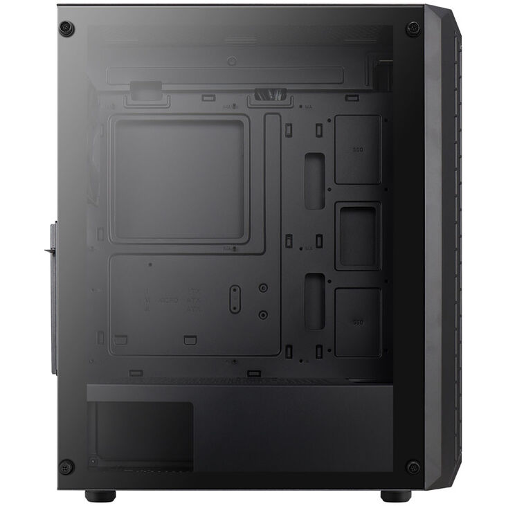 Aerocool Beam-G-BK-v1 Midi-Tower, Tempered Glass - schwarz image number 9