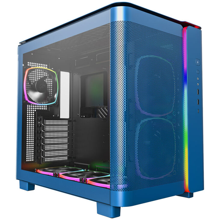 Montech KING 95 PRO Mid Tower, Tempered Glass, ARGB - Berlin Blue image number 8