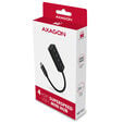 AXAGON HUE-M1C Superspeed USB-C Mini Hub, 4x USB 3.0 - 20cm, black image number null