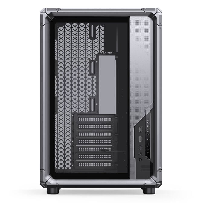 Jonsbo X400 PC-Geh&auml;use, Midi-Tower, ATX, Tempered Glass - grau image number 2