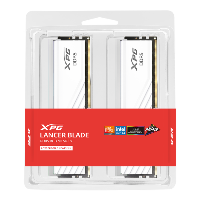 ADATA 32GB XPG Lancer Blade RGB DDR5-6400 RAM, CL38, AMD EXPO, Intel XMP - 32 GB Dual-Kit, schwarz image number 3