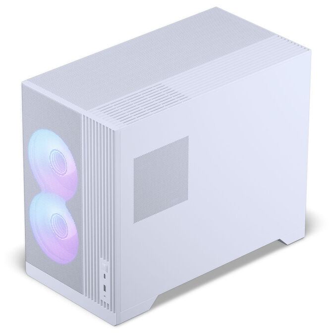 Phanteks XT M3 PC-Geh&auml;use, Mini-Geh&auml;use + D30 PWM Regular Airflow D-RGB L&uuml;fter, 3er Pack, wei&szlig; image number 3