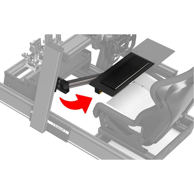 Sabelt KEYBOARD TRAY, Tastaturhalterung, verstellbar - schwarz image number 3