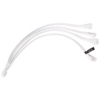 Alphacool Y-Splitter 4-Pin auf 4x 4-Pin PWM 30cm - wei&szlig;